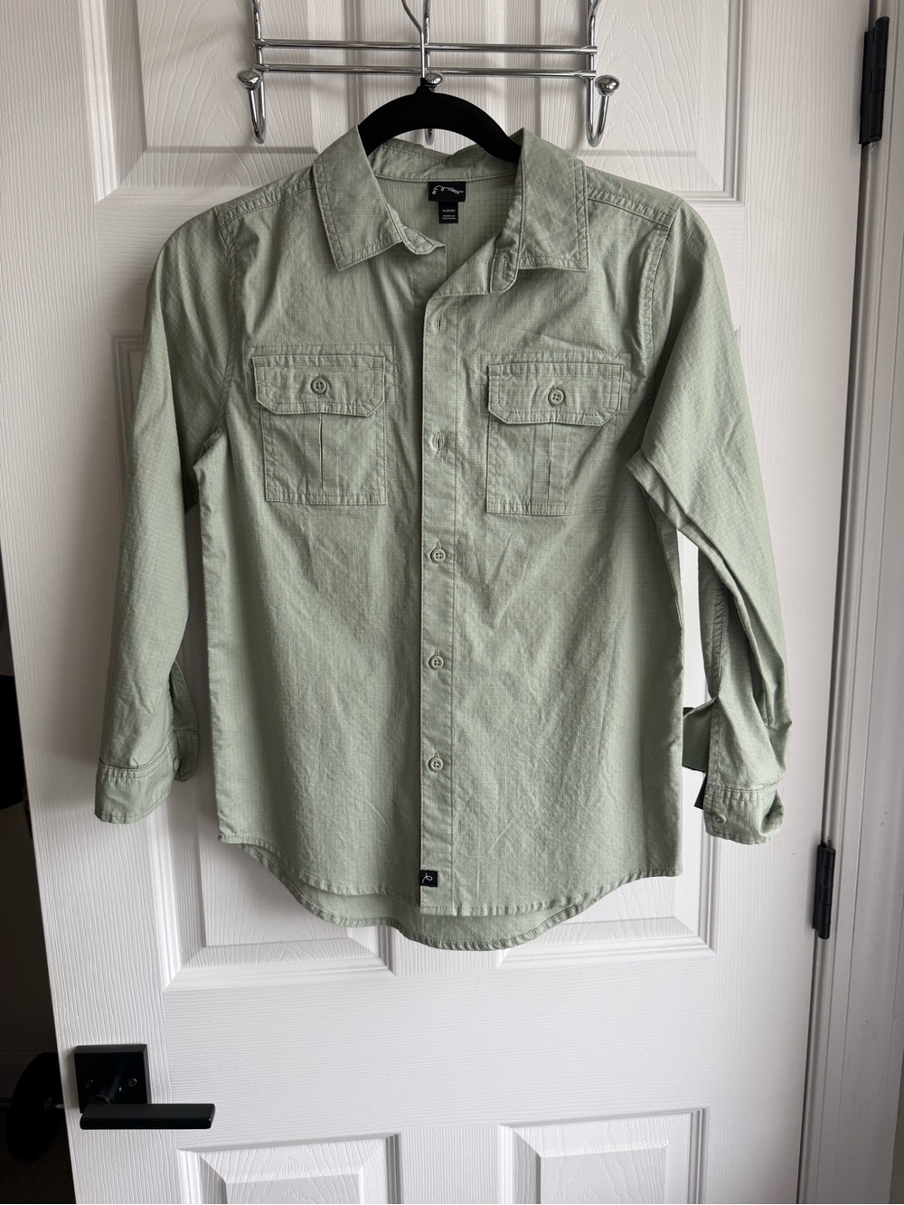 art class Light Sage Green Button-Down Shirt